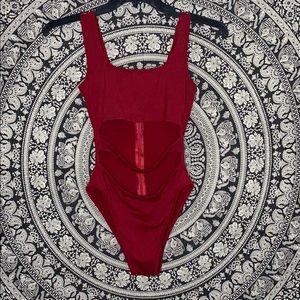 Sleeveless cut out bodysuit